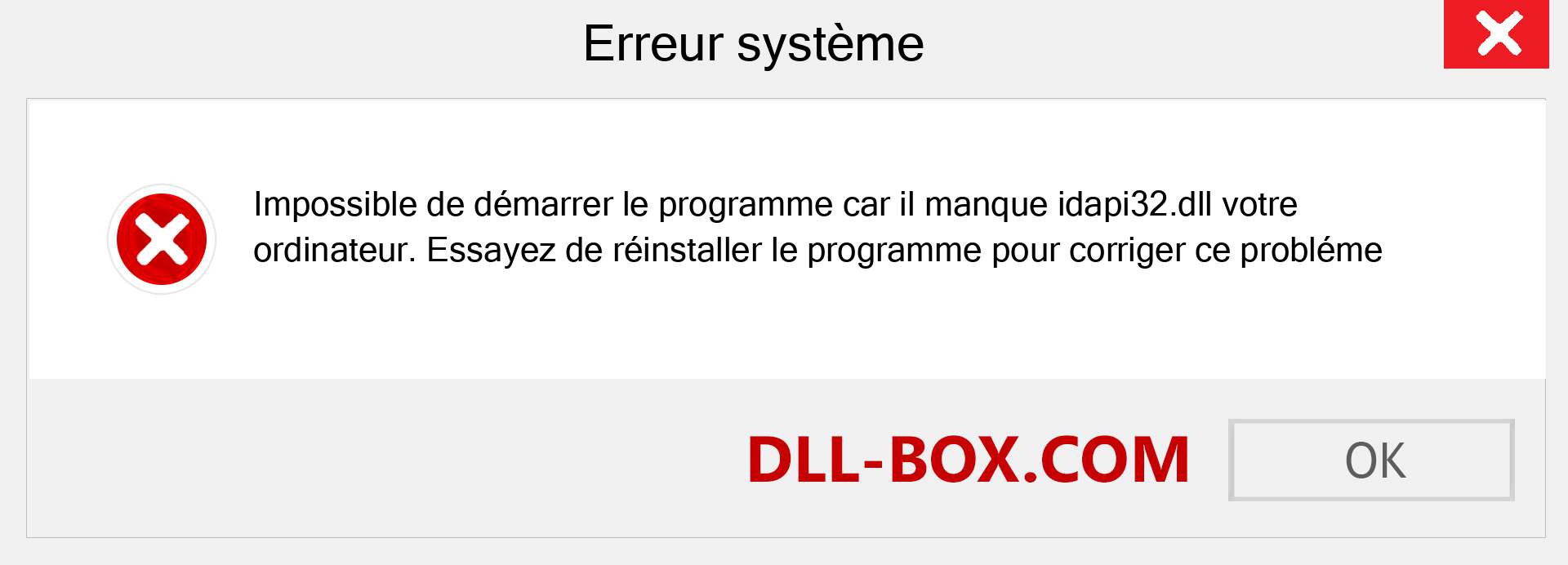 Le fichier idapi32.dll est manquant ?. Télécharger pour Windows 7, 8, 10 - Correction de l'erreur manquante idapi32 dll sur Windows, photos, images